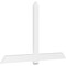 Ekena Millwork Eugene Architectural Grade PVC Gable Bracket, 84"W x 52 1/2"H x 2"D x 6"F, 15/12 Pitch GBP084X53X0206EUG00 - alternate 1